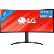 LG 34WR55QK 34" Curved 1800R UltraWide 2K WQHD HDR 10 100Hz with USB Type-C 65W sRGB 99% AMD FreeSync Height Adjustable Stand product image