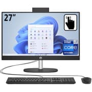 HP All-in-One 27-cr0155nh PC (2023) NEW 13Gen Intel Core i7 10-Cores w/ 27" IPS Full HD 99% sRGB Touch Display (Customized) - Black product image