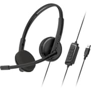 Creative HS-220 USB On-Ear Headset with Noise-Cancelling Condenser Boom Mic Inline Mic Mute/Volume Control For Video Calls product image