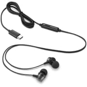 Lenovo In-Ear USB-C Headphone Wired Stereo Mini-Phone w/ 9mm Speaker Divers & Enterprise-Grade Mic - Black product image