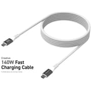 Creative 140W USB-C to USB-C Fast Charging & Data up to 480 Mbit/s 2m Cable Built-in 5A E-Marker Chip For Mobile Tablets Laptops PS5™ & Nintendo Switch product image