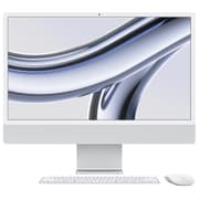 Apple iMac All-In-One Desktop (2021) Apple M1 8‑core CPU & 8‑Core GPU (256GB/8GB) w/ 24" 4.5K Retina Display - Silver product image