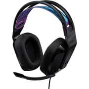 Logitech G335 Wired with Flip to Mute Microphone 3.5mm Audio Jack Memory Foam Lightweight Compatible with PC, PlayStation, Xbox, Nintendo Switch - Black product image