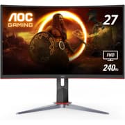 AOC C27G2Z 27" Curved 1500R Frameless 240Hz Ultra-Fast 0.5ms sRGB 120% Height Adjustable Freesync w/ 2x HDMI 2.0 & DisplayPort product image
