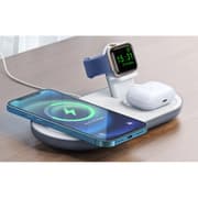 Mcdodo CH-7062 3 in1 / 15W Multiple Magsafe TWS Headphones / Watch Clock and Phone Charging Unit - White product image