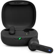 JBL Wave Flex in-Ear Wireless Earbuds IP54 and IPX2 Waterproofing TalkThru & Ambient Aware Technology 32 hours Battery Life - Black product image
