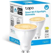 TP-Link Tapo L610 Smart Led Bulbs Dimmable LED Spotlight Bulbs 2700K Warm Light GU10 Lamp Base Remote Control Works with Alexa & Google Home No hub required product image