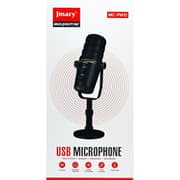 JMARY MC-PW12 USB Mic 360 Degree Rotating Zero Latency Mute Function Cardioid Desktop Microphone product image