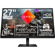 OMEN by HP 27q Fast IPS 2K 165Hz 1ms HDR 400nits sRGB 99% DCI-P3 99% AMD FreeSync™ Premium Fully Adjustable Stand w/ 2x HDMI 2.0 & DisplayPort product image