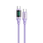 Mcdodo CA-1940 Digital HD Silicone Type-C To Type-C 100W Data Cable 1.2M - Purple product image