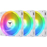 Thermaltake SWAFAN EX 14 ARGB PC Cooling Fan 3x Fan Pack up to 2000 RPM Magnetic Connection Reversable Blades Sync with MB RGB Software - White product image