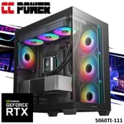 CC Power 5060TI-111 Gaming PC NEW 9Gen AMD Ryzen 7 9700X 8-Cores w/ Nvidia RTX 5060TI 16GB DDR7 & Advanced Air Cooler product image