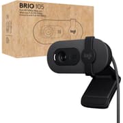 Logitech Brio 105 Full HD 1080p Business Webcam with Auto-Light Balance, USB-A, Privacy Shutter, Easy Set-Up, Compatible with Windows, macOS, ChromeOS product image