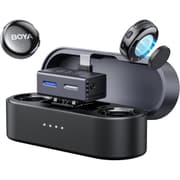 BOYA BOYALINK 3 Wireless Lavalier Mini Microphones for iPhone 15-16/Android/PC/Camera,AI Noise Cancellation,48kHz/24Bit Studio Sound,APP Control,984ft 30h Battery with Charging Case for Vlog Interview product image
