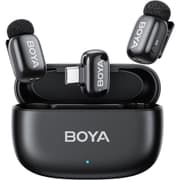BOYA Mini-14 Wireless Lavalier Microphone for Android/Tablets/PC with USB C Plug,Noise Reduction,30H Battery Life with Charging Case,AI Voice Changer,Lapel Microphone Wireless for Video Recording Podcast Type-C product image