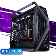 ASUS ROG Hyperion GR701 E-ATX PC Case, BTF Edition, Tempered Glass Side Panels, Up to 420mm Dual Radiator, 4*140mm Fans, Metal GPU Holder, Compnent Storage, ARGB Fan Hub, Black product image