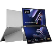 ASUS MQ149CD ZenScreen Duo OLED 360° Foldable Portable Monitor - Dual 14-inch, 16:10, 1920x1200, DisplayHDR400 True Black, 100% DCI-P3, Delta<2, Dual USB-C, Mini-HDMI, Kickstand product image