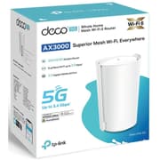 TP-Link Deco X50-5G AX3000Mbps Whole Home Wi-Fi 6 5G Router With Sim Slot, 5G/4G+Cat 6 Mesh WiFi Router, 2.5G Port For Ultra-Fast Speed, 230 m2 Seamless Coverage, Works with Alexa, HomeShield product image