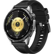 HUAWEI WATCH GT 6 GPS 46mm Smart Watch, 1.47''AMOLED Touchscreen, up to 21 days battery life, Cycling,100+ Sports Mode, iOS & Android, All-day Health Monitoring, Emotional Wellbeing, Black product image