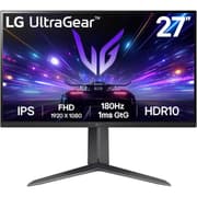 LG 27GS65F UltraGear 27" IPS Full HD 180Hz Refresh Rate, 1ms (GtG) Response Time, HDR 10 AMD FreeSync & NVIDIA G-Sync Technology Adjustable Stand , Black product image