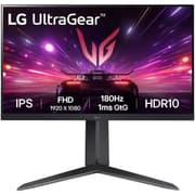 LG 24GS65F UltraGear 24" IPS Full HD 180Hz Refresh Rate, 1ms (GtG) Response Time, HDR 10 AMD FreeSync & NVIDIA G-Sync Technology Adjustable Stand , Black product image
