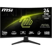 MSI MAG 244C 24" Curved 1500R Full HD 180Hz 1ms HDR Ready AMD FreeSync Frameless Night Vision w/ Anti-Flicker & Less Blue Light - Black product image