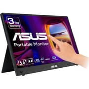 ASUS ZenScreen MB16AHT 15.6" Touch Portable Monitor Full HD IPS 10-Point Touch, Mini-HDMI, Ergo kickstand, Tripod socket, ASUS Flicker Free & Low Blue Light technologies, 262K Display Colors, Eye Care Technology, Black product image