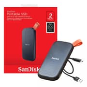 SanDisk 2TB Portable SSD - Up to 800MB/s, USB-C, USB 3.2 Gen 2, Updated Firmware - External Solid State Drive product image