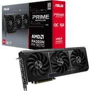 ASUS Prime Radeon RX 9070 EVO OC Edition Graphics Card (PCIe 5.0, 16GB GDDR6, HDMI/DP 2.1, 2.5-slot design, axial-tech fans, dual ball fan bearings, dual BIOS, ASUS GPU Guard) product image