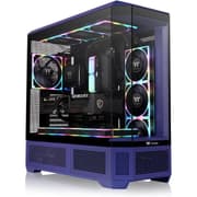 Thermaltake View 600 TG Full Tower 420mm Radiator Support Hidden Connector Support; Rotatable PCIe Slots, Future Dusk + Thermaltake 6.0" LCD Panel Kit Future Dusk product image