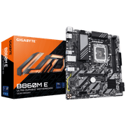 GIGABYTE B860M-E LGA 1851 M-ATX Motherboard, Intel B860 Chipset, 2x DIMM DDR5 Slots, Up to 128GB Max Memory, 1x PCIe 5.0 x16, 2x M.2 Slots product image