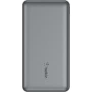 Belkin BoostCharge, USB C Power Bank 10000 mAh w/ 2xUSB-A Ports, 15W, iPhone 17, Air, Pro, Samsung Galaxy S25, iPad, Nintendo Switch 2, Google Pixel 10, etc. - Gray product image