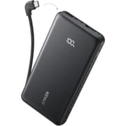 Anker Zolo Powerbank 10000mAh 22.5W Fast Charging Power Bank with Built-in USB-C Cable- Black product image