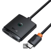 Baseus AirJoy Series 2-in-1 Bidirectional HDMI Switch with 1m Cable Cluster - Black product image