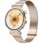 HUAWEI WATCH GT 6 GPS 41mm Smart Watch, AMOLED Touchscreen, up to 14 days battery life, Cycling, 100+ Sports Mode, iOS & Android Compatible, All-day Health Monitoring, Emotional Wellbeing, Gold product image