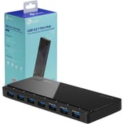 TP-Link UH700 USB Hub, 1.5A Fast Charging 7-Port Docking Station, 10x Data Transfer Speed up to 5Gbps, 12V/2.5A Power Adapter and 1m USB 3.0 Cable, Compatible with Windows, Mac OS X and Linux systems product image