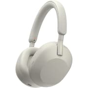 Sony Wireless Noise Canceling Bluetooth Headphone, Magnificent Sound, 30 Hour Battery Life, 32.81 ft Effective Range, 2.4 GHz Band Frequency, Detachable Cord, Closed Dynamic - Silver product image