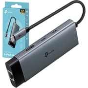 TP-Link UH6120C USB Type-C Hub 6-in-1 with a 4K@60Hz HDMI, 1 Gbps ethernet, 1× USB-C Data Ports, 2× USB-A Data Ports, Powerful 100W Fast Charging, Stable connection, Plug & Play product image