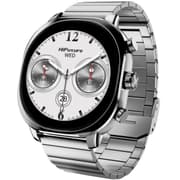 HiFuture AIX Smartwatch, 1.43 Inch Amoled Display, 1 ATM Water Resistant, 10 Days Battery Life, AI Enhanced Health Monitoring, 3x Harder Corning Gorilla Glass- Silver product image