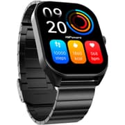 HiFuture Apex Smart Watch, Stainless Steel, Wireless Calling, 2.04 Inch AMOLED Display, IP68 Water Resistant, 7 Days Battery Life- Black product image