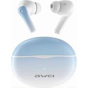 Awei T62 ENC headphones, Bluetooth 5.3, Noise Cancelling, 4 Mic, ENC HD Call, Deep Bass, 300mAh Charging Case, 10m Transmission Distance, 5H Play Time - Blue product image