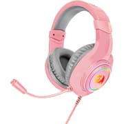 Redragon H260 Hylas RGB Pink Gaming Headset with Microphone, Circumaural Pads, Compatible with Xbox One PS4 PS5 Laptop PC - Pink product image
