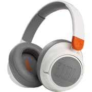 JBL JR 460NC Noise-Canceling Wireless Over-Ear Kids Headphones, 32mm Dynamic Drivers, Kid-Safe Max Volume Under 85 dB, Built-In Mic for Hands-Free Chats, 30H Battery Life 3.5mm, - White product image
