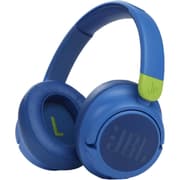 JBL JR 460NC Noise-Canceling Wireless Over-Ear Kids Headphones, 32mm Dynamic Drivers, Kid-Safe Max Volume Under 85 dB, Built-In Mic for Hands-Free Chats, 30H Battery Life 3.5mm, - Blue product image