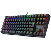 Redragon K552 KUMARA 87 Keys Mechanical Gaming Keyboard RGB LED Backlit Wired Anti-Dust Proof Red Switches - Black product image