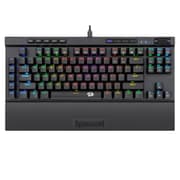 Redragon K587 PRO TKL RGB 3-Mode Wireless Mechanical 87 Keys Gaming Keyboard, 9 Dedicated Macro Keys, Media Control w/Detachable Wrist Rest, Hot-Swap Linear Red Switches product image