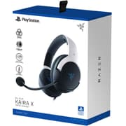 Razer Kaira X Wired Gaming Headset For PlayStation, TriForce 50mm Drivers, HyperClear Cardioid Mic, Flowknit Memory Foam Ear Cushions, Compatible with PC, Mac, Switch, Black/White product image