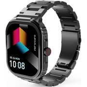 HiFuture Ultra3 PRO Premium Stainless Steel Smart Calling Watch, 2.04 Inch AMOLED Display, IP68 Waterproof, Enhanced Monitoring, 100+ Sports Modes, Sleep Monitoring, 7 Days Battery - Black product image