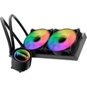 Raidmax Infinita LS240 AIO Water Cooling System 240mm ARGB/RGB Light PWM Compatible with Intel & AMD CPU Socket . Black product image