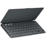 Logitech Keys-to-GO 2 Portable Wireless iPad Keyboard with Built-in Cover, Slim and Compact Bluetooth Keyboard for iPad, iPhone, Mac, and Apple TV, Easily Switch with Devices Arabic & English Layout- Graphite product image